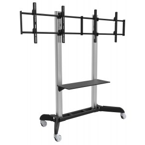 Stojak Mobilny Podwójny TV LED/LCD/PDP 32-70 Cali 128kg